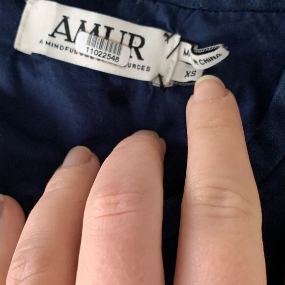 AMUR Quilted Lace Bomber Jacket Coat Ruched XS - Picture 7 of 13